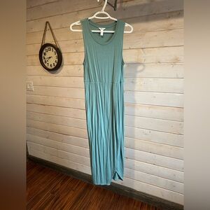 Thyme | Blue Sleeveless Maxi Dress